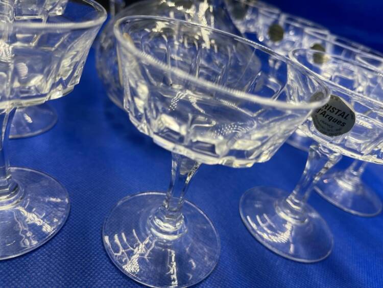 Cristal d'Arques Paris kieliszki + karafka EP. 26.13 - Image 7