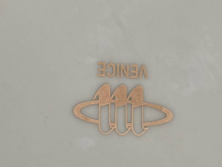 DUŻA MISA - WAZA - PATERA na stopkach - PORCELANA -VENICE (PI.26.94) - Image 7