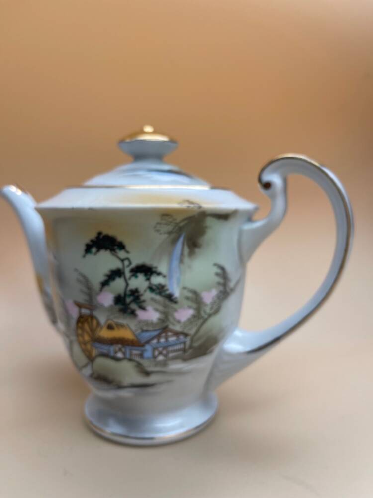 KUTANI -HAND PAINTED / WIEKOWY ŚRODEK STOŁU ( P.27.01 ) - Image 5