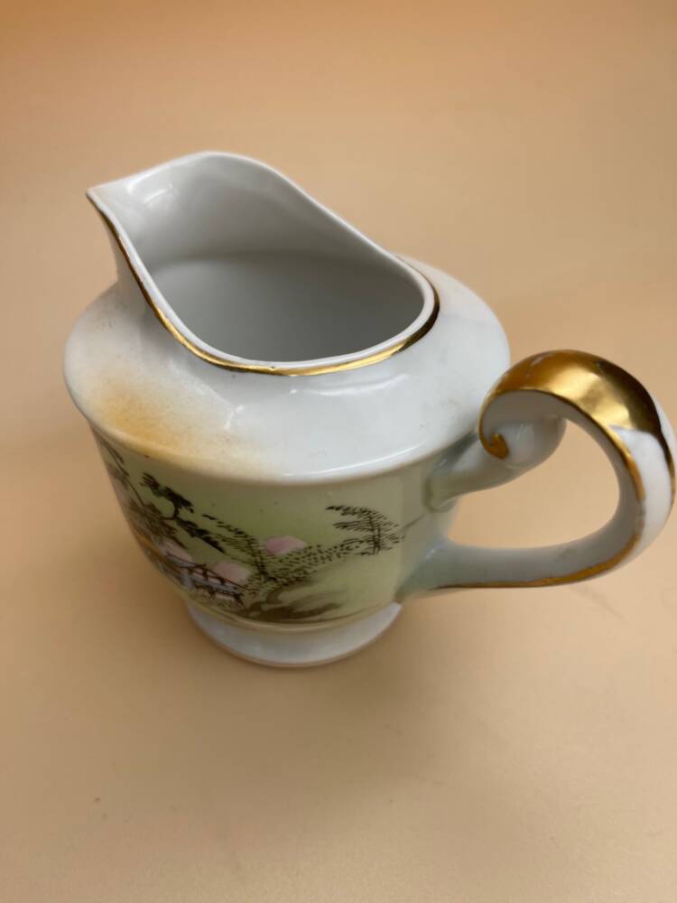KUTANI -HAND PAINTED / WIEKOWY ŚRODEK STOŁU ( P.27.01 ) - Image 9
