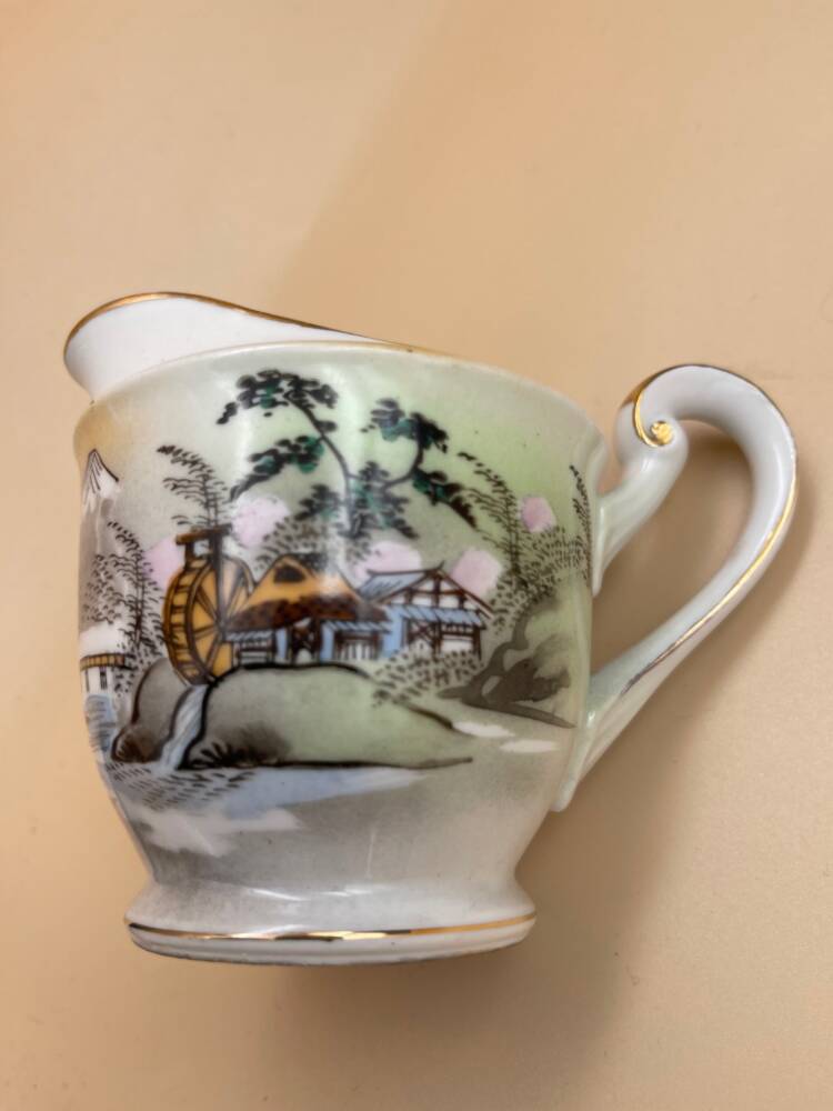 KUTANI -HAND PAINTED / WIEKOWY ŚRODEK STOŁU ( P.27.01 ) - Image 4