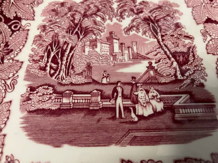 Vintage Ironstone Mason - TACA + CUKIERNICA Sutherland Bone China(PA.23.45) - obrazek 4