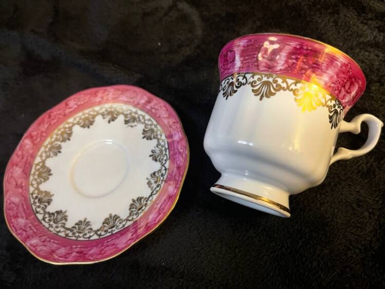 SERWIS KAWOWY DLA 4 OSÓB Chodzież PORCELANA(PP.23.57) - Image 10