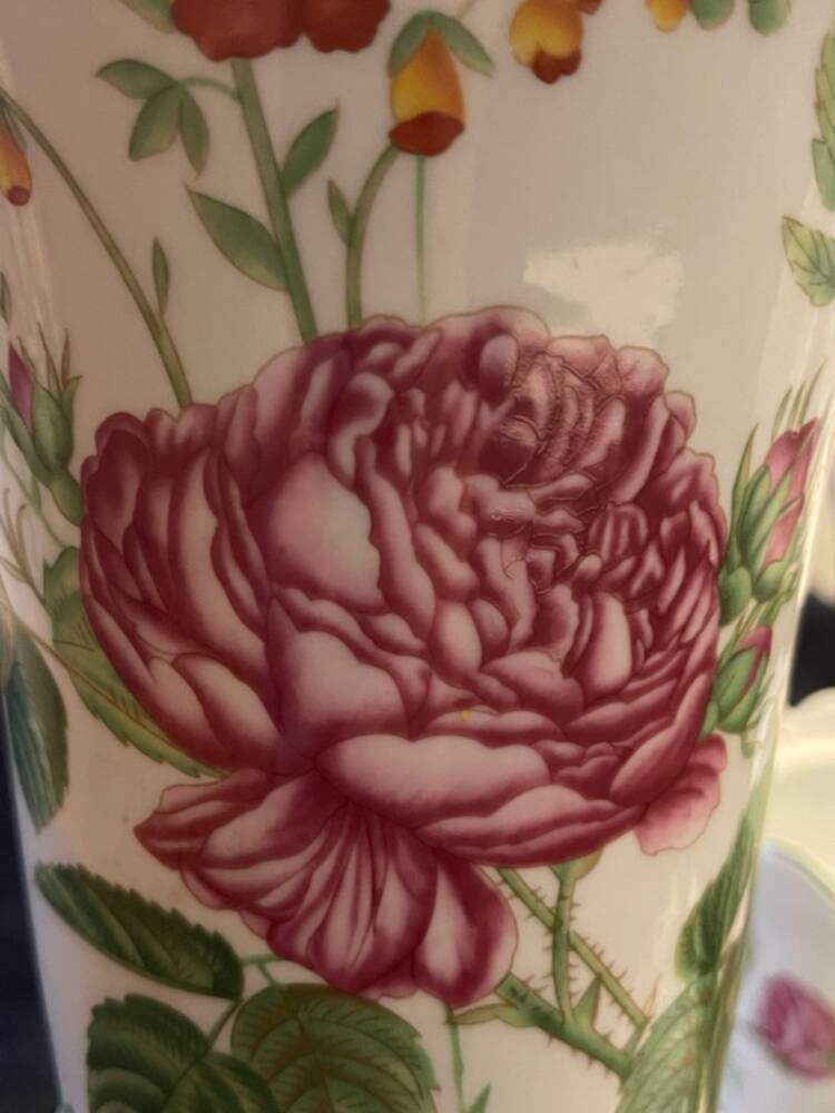 Przepiękna waza oraz bomboniera/PORCELANA francuskiej fabryki w (PF.23.74) - Image 4