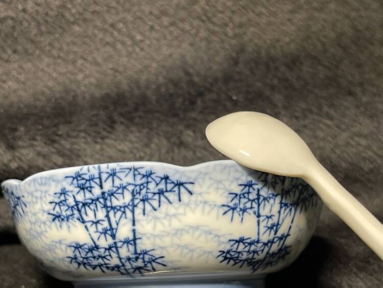 PORCELANA MISECZKA Z ŁYŻECZKĄ /WAZONIK ROYAL COPENHAGEN(PD.24.18) - Image 8