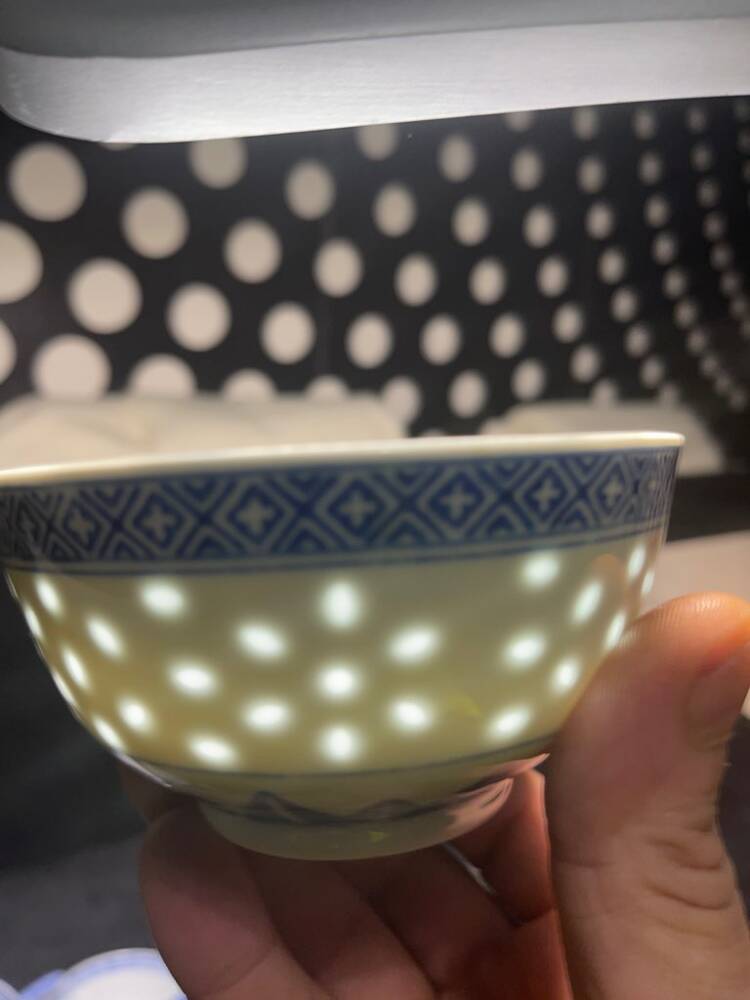Miska do ryżu z łyżeczką - porcelana China (P.24.93) - Image 4