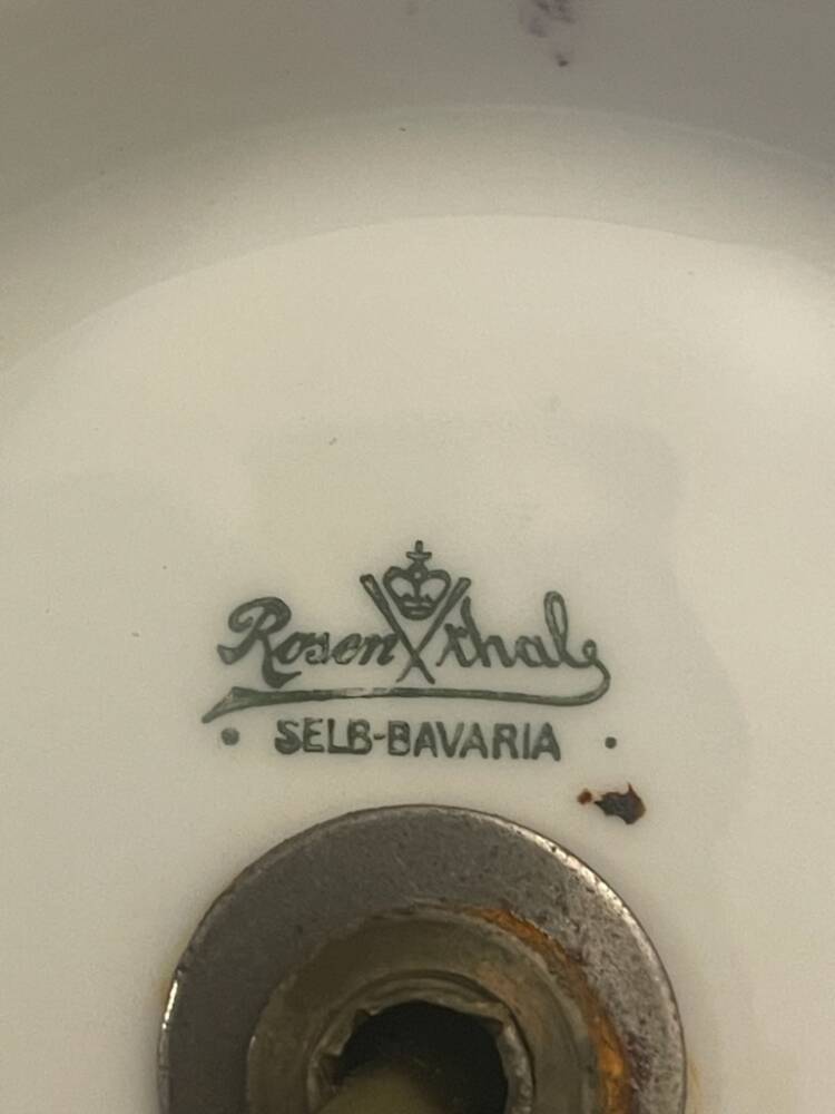 Lampa Rosenthal Maria UNIKAT RĘCZNIE MALOWANA 1923 / PR.28.08 - obrazek 10