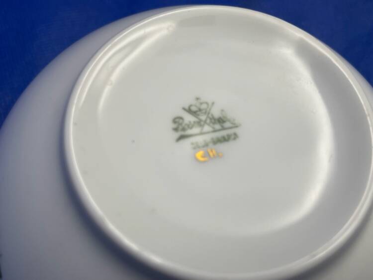 ROSENTHAL RC -1898-1906 Dzbanek + miseczka sygnatura 1910 r. PR.28.16 - obrazek 2