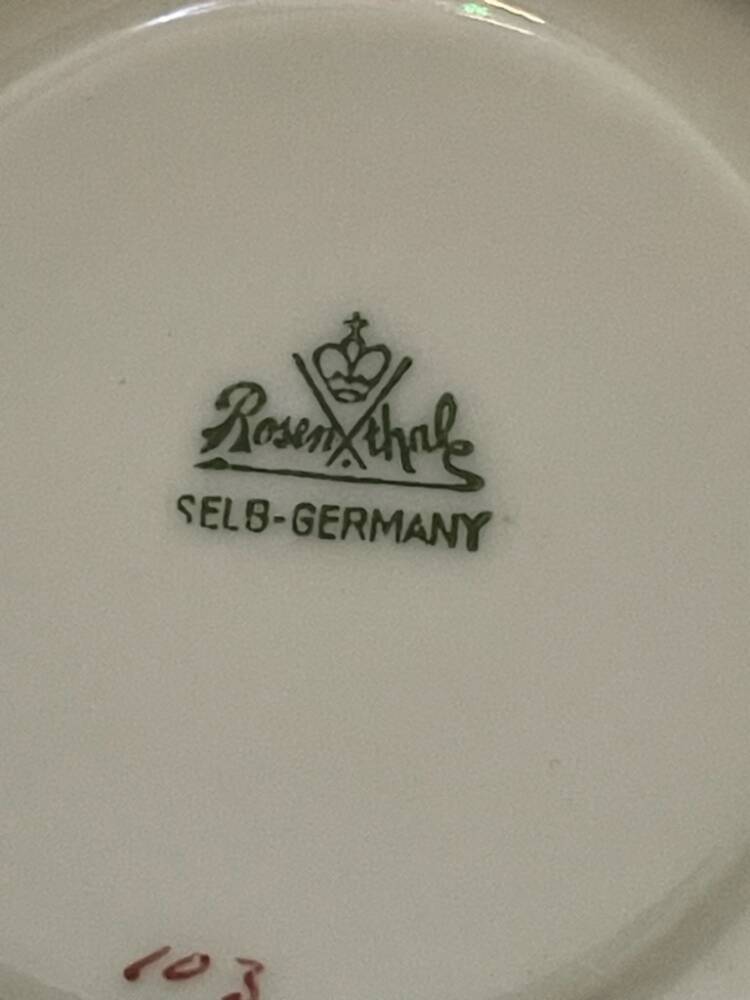 Ekskluzywna mokka ze szlachetnej porcelany ROSENTHAL. sygnatura 1937 PR.28.18 - Image 8