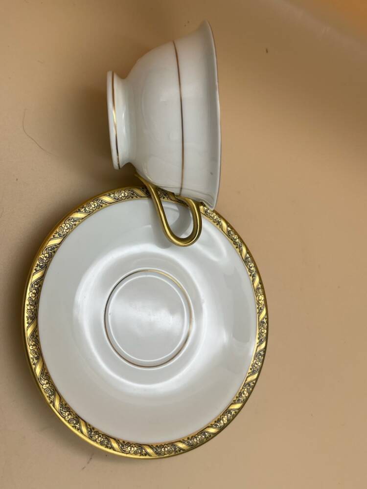 Ekskluzywna mokka ze szlachetnej porcelany ROSENTHAL. sygnatura 1937 PR.28.18 - Image 4