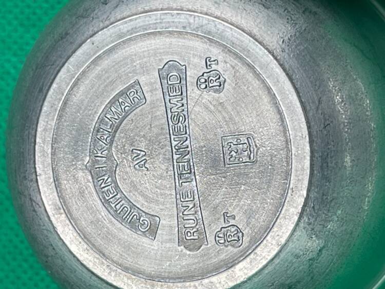 ZESTAW 8 SZT. ŚLICZNYCH FILIŻANEK DO PONCZU RUNE TENNESMED / SWEDEN X.28.54 - obrazek 8